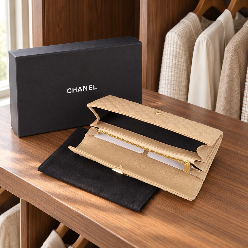 YSL Cassandre Matelassé Long Flap Wallet - Picture 6 of 6